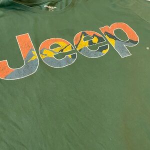 Jeep Logo Graphic Tee in Green